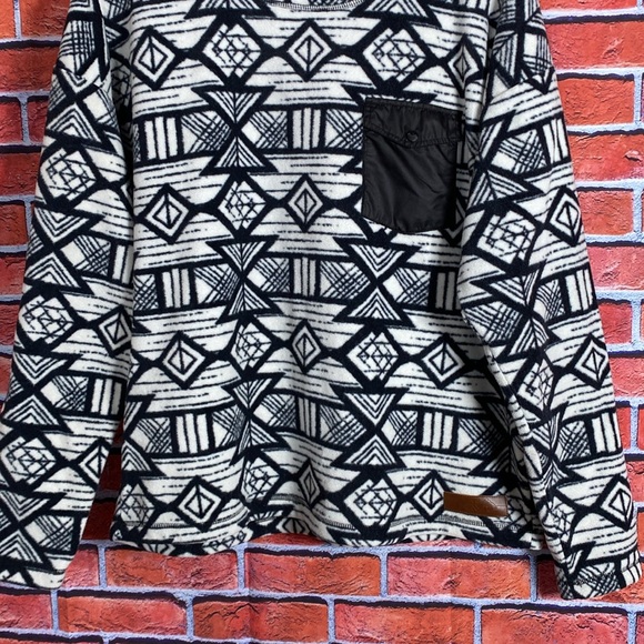 Kavu‎ Women's Aztec Tribal Southwest Activewear Fleece Pullover Size Medium - Picture 4 of 10